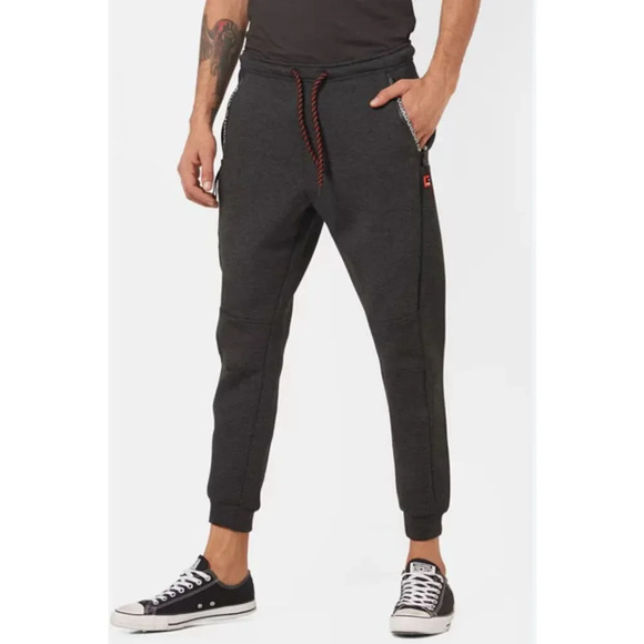 Superdry Gym Tech Stretch Joggers Mens Large Athletic Streetwear Sports Cozy - Picture 1 of 16